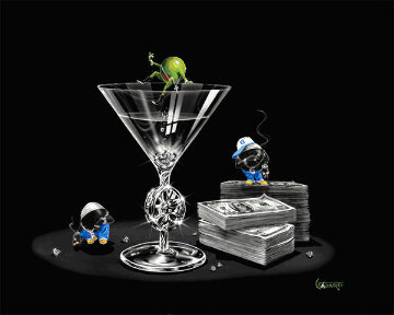 Gangsta\' Martini: Living Large 2004 Limited Edition Print - Michael Godard Gangsta\' Martini: Living Large 2004 Limited Edition Print - Michael Godard