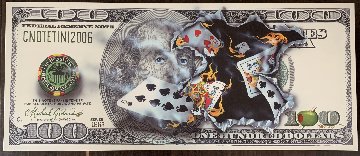 100$ Bill Full House 2011 Limited Edition Print - Michael Godard 100$ Bill Full House 2011 Limited Edition Print - Michael Godard