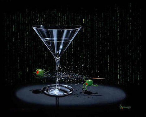 Matrix Martini   2004 Limited Edition Print - Michael Godard
