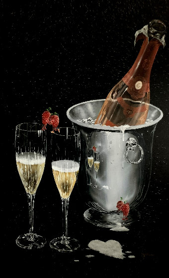 Grape Confusion, 2009, Giclee on Canvas, Grapes Trying to Climb to ...