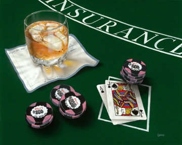 Scotch And Black Jack Limited Edition Print - Michael Godard Scotch And Black Jack Limited Edition Print - Michael Godard