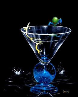 Dry Martini With a Twist 2006 Limited Edition Print - Michael Godard Dry Martini With a Twist 2006 Limited Edition Print - Michael Godard