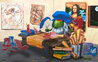 Da Vinci's Window 2015 - Embellished Giclee on Canvas Limited Edition Print by Michael Godard - 0
