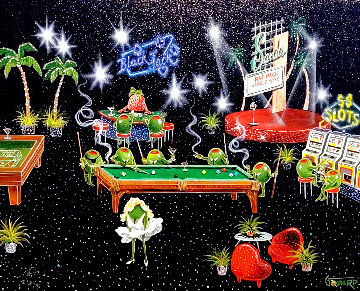 Rat Pack: Don't Drink and Draw Series 2006 Embellished Limited Edition Print - Michael Godard Rat Pack: Don't Drink and Draw Series 2006 Embellished Limited Edition Print - Michael Godard