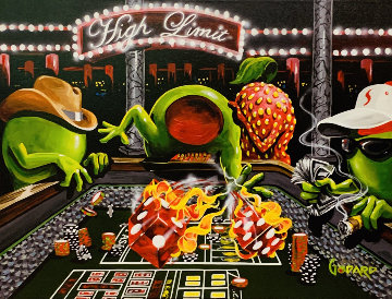 Shooter 2009 Heavily Embellished Limited Edition Print - Michael Godard Shooter 2009 Heavily Embellished Limited Edition Print - Michael Godard