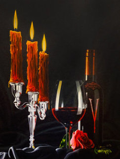 Vampire Wine 2020 Embellished Limited Edition Print - Michael Godard Vampire Wine 2020 Embellished Limited Edition Print - Michael Godard