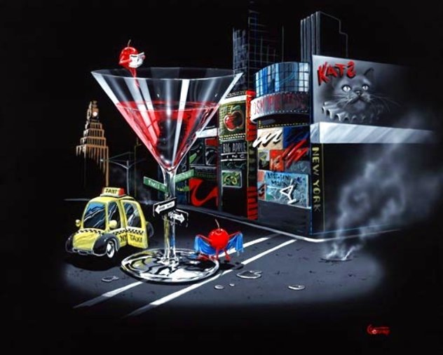 Cherry Cosmo 2 2004 Limited Edition Print by Michael Godard