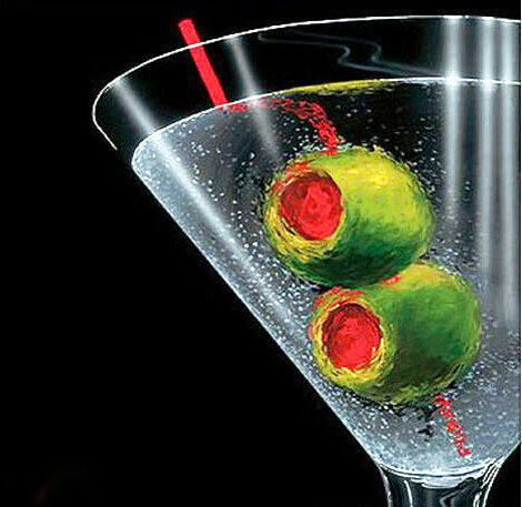 Classic Martini 2003 Giclee on Canvas Limited Edition Print - Michael Godard