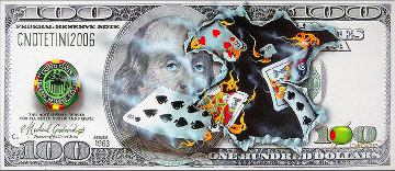 100 Bill - Full House 2006 Limited Edition Print - Michael Godard 100 Bill - Full House 2006 Limited Edition Print - Michael Godard