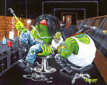 Ink Slinger 2008 Limited Edition Print - Michael Godard Ink Slinger 2008 Limited Edition Print - Michael Godard