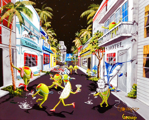 Fantasy Fest in Key West 2007 - Florida Limited Edition Print by Michael Godard