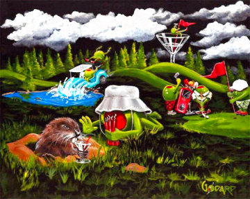 Caddy Shack 2008 Limited Edition Print - Michael Godard Caddy Shack 2008 Limited Edition Print - Michael Godard