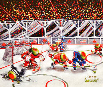 We Olive Hockey 2007 Limited Edition Print - Michael Godard We Olive Hockey 2007 Limited Edition Print - Michael Godard