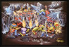 Party Like a Rockstar 2007 - Huge Giclee on Canvas Limited Edition Print by Michael Godard - 1
