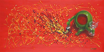 Pollock 2008 Embellished Super Huge Limited Edition Print - Michael Godard Pollock 2008 Embellished Super Huge Limited Edition Print - Michael Godard