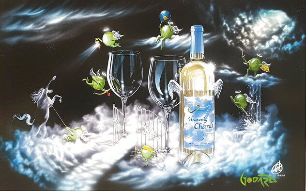 Heaven 2021 - Embellished Giclee on Canvas Limited Edition Print by Michael Godard