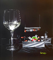White Wine Cook 2015 30x24 Original Painting by Michael Godard - 0 White Wine Cook 2015 30x24 Original Painting by Michael Godard - 0