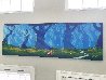 Chasing Fireflies 2015 Embellished Huge 24x72 Mural Size Limited Edition Print by Michael Godard - 1