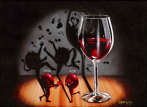 True Love in the Shadows 2016   - Embellished Giclee on Canvas Limited Edition Print - Michael Godard