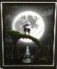 Moonlight Series: Kissed by the Rain 2019 31x27 Original Painting by Michael Godard - 3