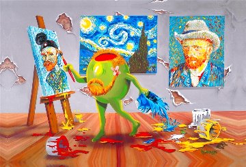 Van Gogh AP 2018 Embellished Huge Limited Edition Print - Michael Godard