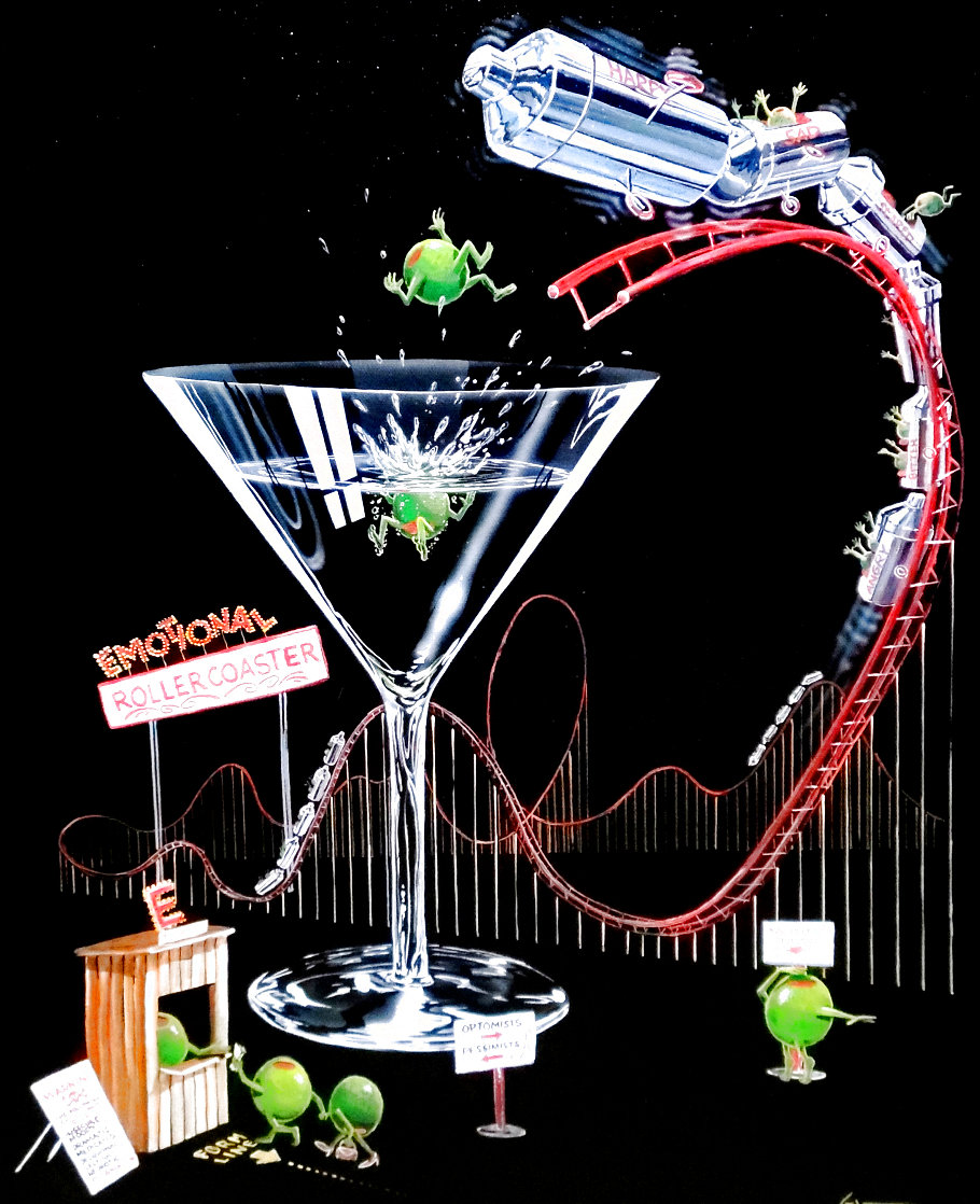 Emotional Rollercoaster 2004 Limited Edition Print by Michael Godard Emotional Rollercoaster 2004 Limited Edition Print by Michael Godard