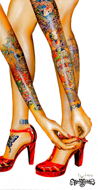 Bone Daddy Collection: Heartbreaker 2010 - Tattoo Limited Edition Print by Michael Godard