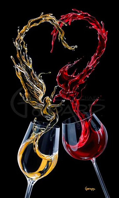 Darkness and Light 2021 Embellished Giclee on Canvas Limited Edition Print by Michael Godard
