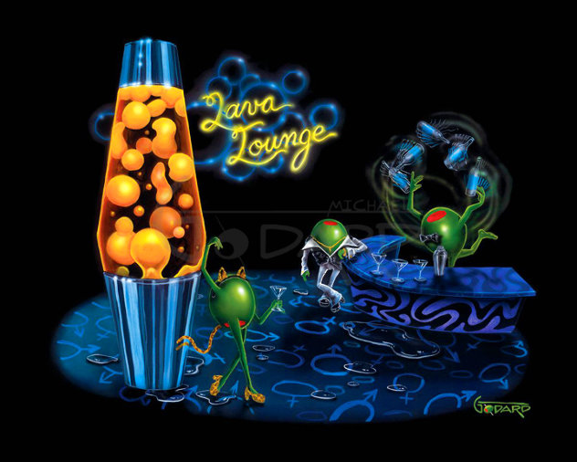 Lava Lounge 2005 Limited Edition Print by Michael Godard