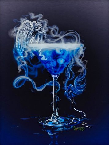 A Drink with Angels HC 2019 Limited Edition Print - Michael Godard