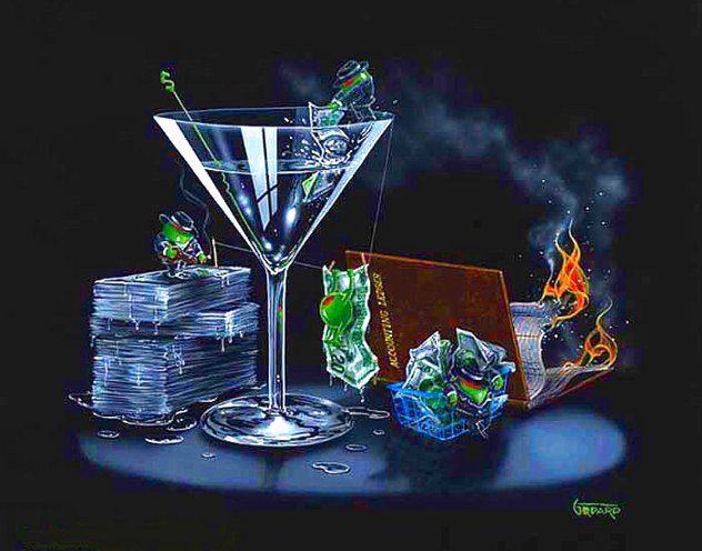 Money Laundering Limited Edition Print by Michael Godard