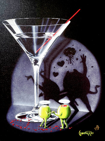 She Devil Martini 2020 Embellished Limited Edition Print - Michael Godard