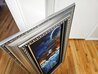 Kraken 2022 44x24 - Huge - Framed Mixed Media on Canvas Original Painting by Michael Godard - 5