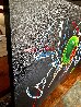 Untitled Martini Abstract 30x47 - Huge Original Painting by Michael Godard - 4