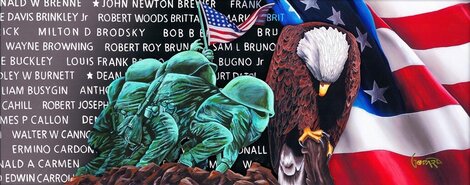 For Those Who Gave All 2020 - Huge - 22x43 Limited Edition Print - Michael Godard