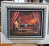 Clef Notes -  Framed Embellished Giclee on Canvas Limited Edition Print by Michael Godard - 2