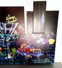 Lounge Lizard Mosaic: 5 Panels - 2005 - Huge Mural Size Giclee on Canvas - 45x54 Limited Edition Print by Michael Godard - 8 Lounge Lizard Mosaic: 5 Panels - 2005 - Huge Mural Size Giclee on Canvas - 45x54 Limited Edition Print by Michael Godard - 8