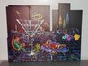Lounge Lizard Mosaic: 5 Panels - 2005 - Huge Mural Size Giclee on Canvas - 45x54 Limited Edition Print by Michael Godard - 3 Lounge Lizard Mosaic: 5 Panels - 2005 - Huge Mural Size Giclee on Canvas - 45x54 Limited Edition Print by Michael Godard - 3