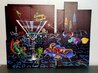 Lounge Lizard Mosaic: 5 Panels - 2005 - Huge Mural Size Giclee on Canvas - 45x54 Limited Edition Print by Michael Godard - 4 Lounge Lizard Mosaic: 5 Panels - 2005 - Huge Mural Size Giclee on Canvas - 45x54 Limited Edition Print by Michael Godard - 4