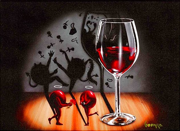 True Love in the Shadows 2016 Framed Embellished Giclee on Canvas by Michael Godard