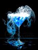 A Drink with Angels 3-D 2019 - Framed Mixed Media 3-D Sculptograph Limited Edition Print by Michael Godard - 0
