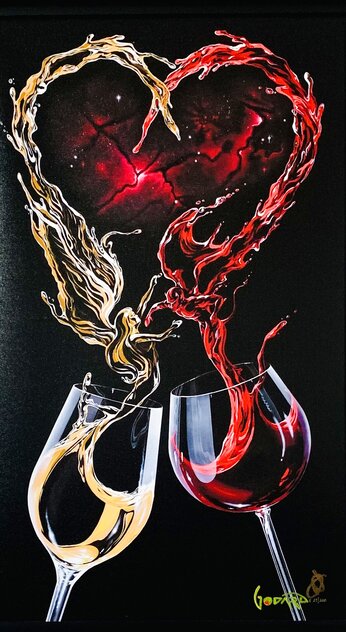 Conflict 2020 - Framed Embellished Giclee on Canvas Limited Edition Print by Michael Godard