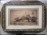 Batmobile 2023 26x36 - Framed Mixed Media Original Painting by Michael Godard - 3