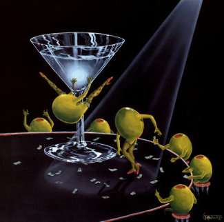 Even Dirtier Martini Limited Edition Print - Michael Godard Even Dirtier Martini Limited Edition Print - Michael Godard