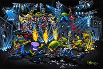 Party Like A Rock Star 2007 Limited Edition Print - Michael Godard Party Like A Rock Star 2007 Limited Edition Print - Michael Godard
