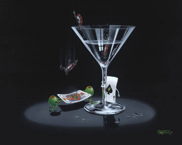 Let the Chips Fall AP Limited Edition Print - Michael Godard Let the Chips Fall AP Limited Edition Print - Michael Godard