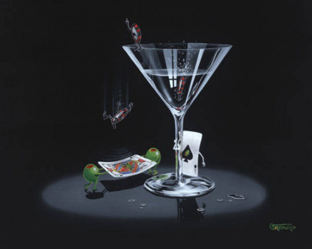 Let the Chips Fall AP Limited Edition Print by Michael Godard Let the Chips Fall AP Limited Edition Print by Michael Godard