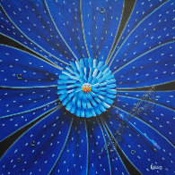 Flower and Bug Series, Set of 4 Artworks 2002 Original Painting by Michael Godard - 3 Flower and Bug Series, Set of 4 Artworks 2002 Original Painting by Michael Godard - 3