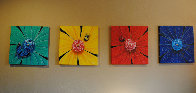 Flower and Bug Series, Set of 4 Artworks 2002 Original Painting by Michael Godard - 5 Flower and Bug Series, Set of 4 Artworks 2002 Original Painting by Michael Godard - 5