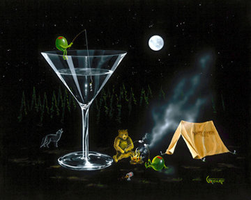 Happy Camper AP Limited Edition Print - Michael Godard Happy Camper AP Limited Edition Print - Michael Godard